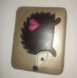 Cute hedgehog wallet